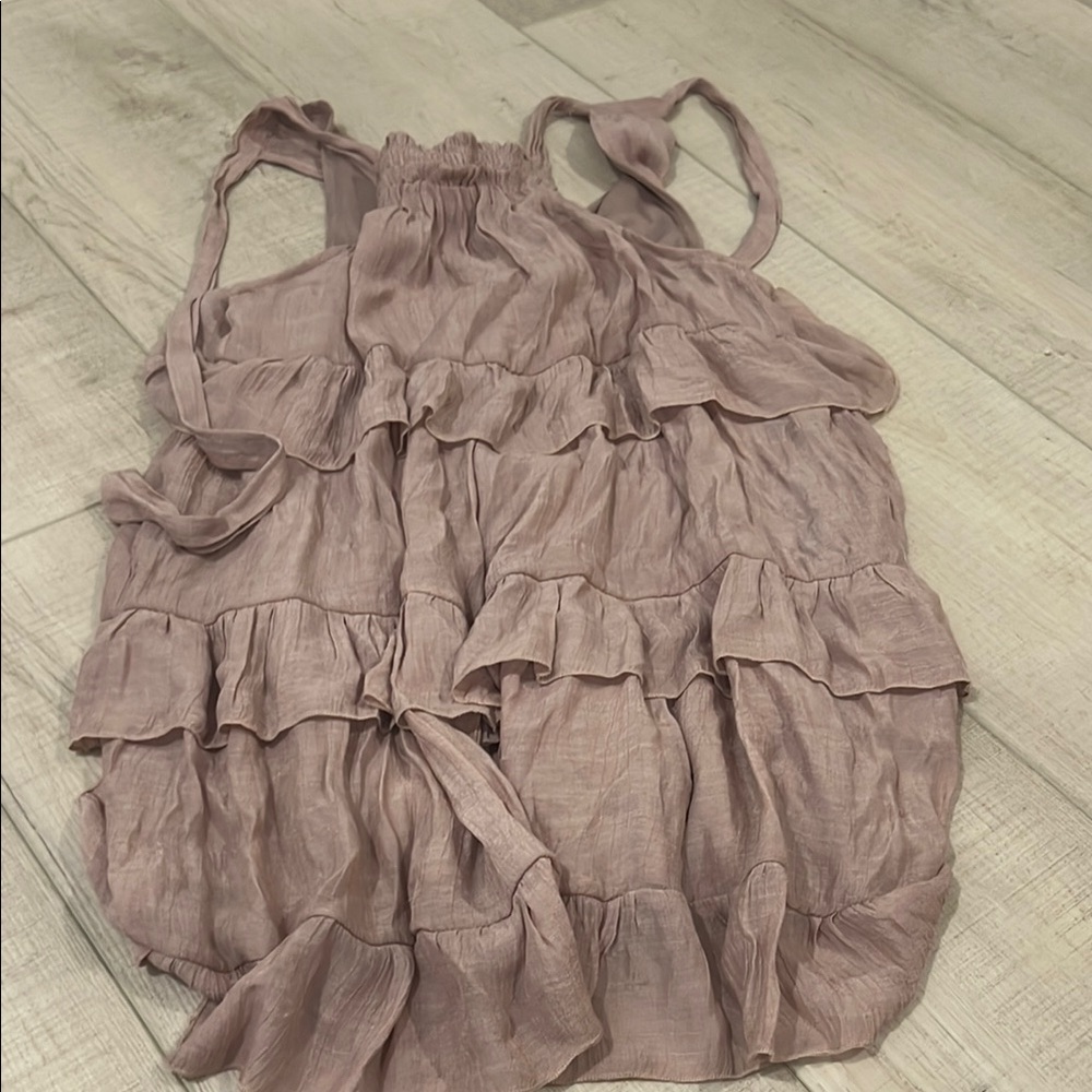 Elegant Pink Ruffle Dress